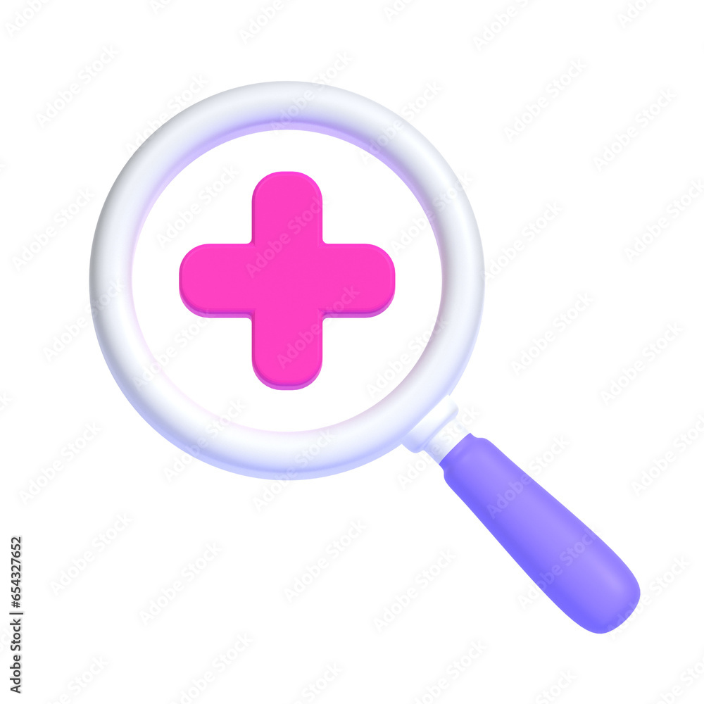 zoom in 3D Illustration Icon Pack Element zoom in 3D Illustration Icon Pack Element