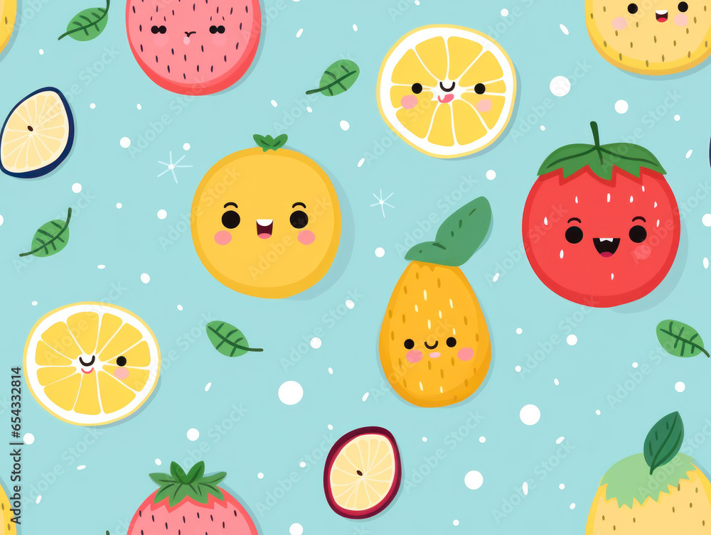 fruits seamless pattern fruits seamless pattern