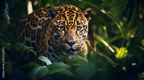 Elusive Majesty  Wild Jaguar in Its Jungle Realm