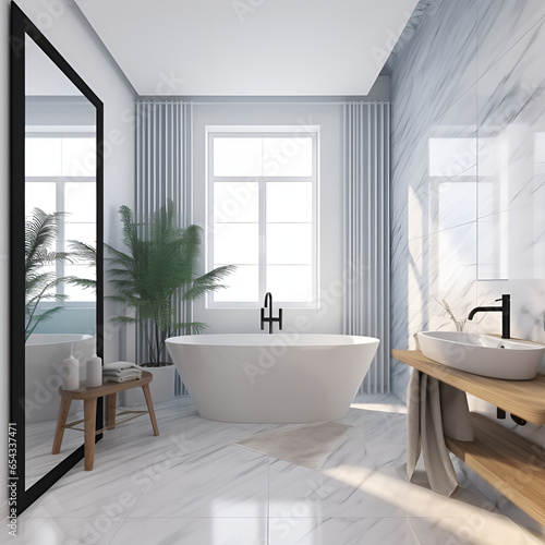  Elegant Bathroom Interiors  Modern Design Mockups 