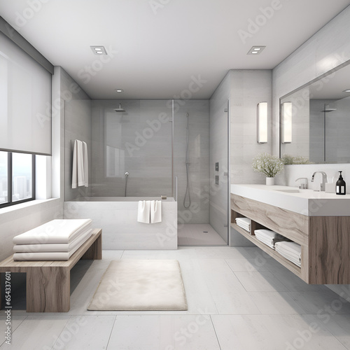  Elegant Bathroom Interiors  Modern Design Mockups 