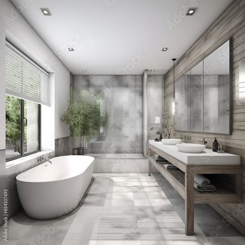  Elegant Bathroom Interiors  Modern Design Mockups 