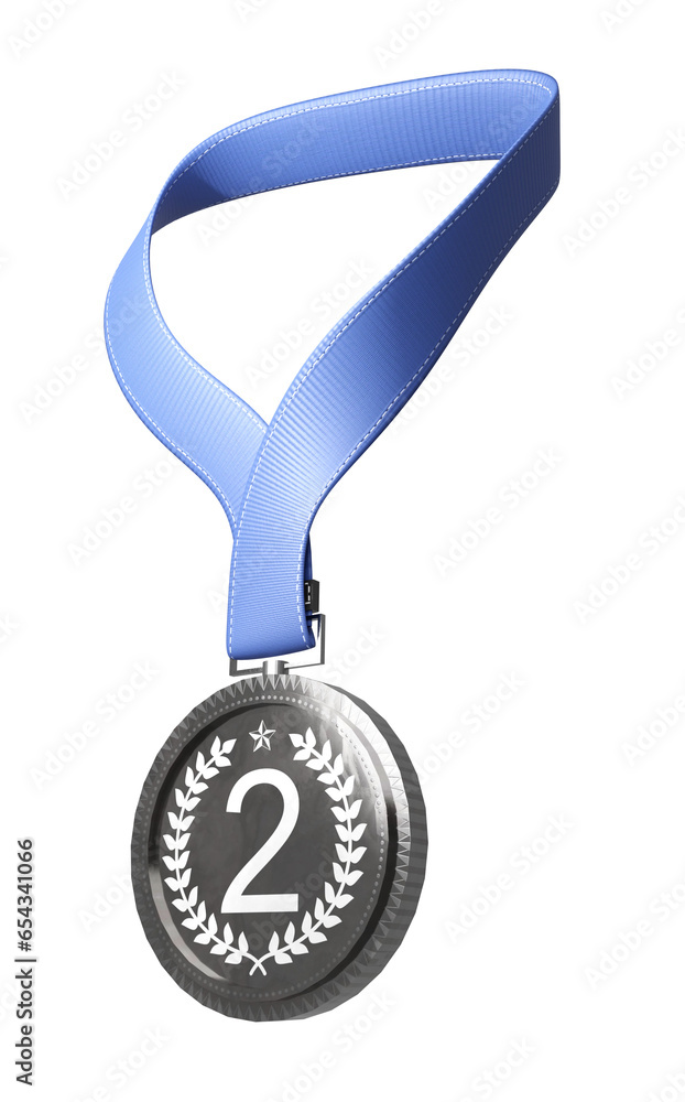 silver medal with ribbon silver medal with ribbon
