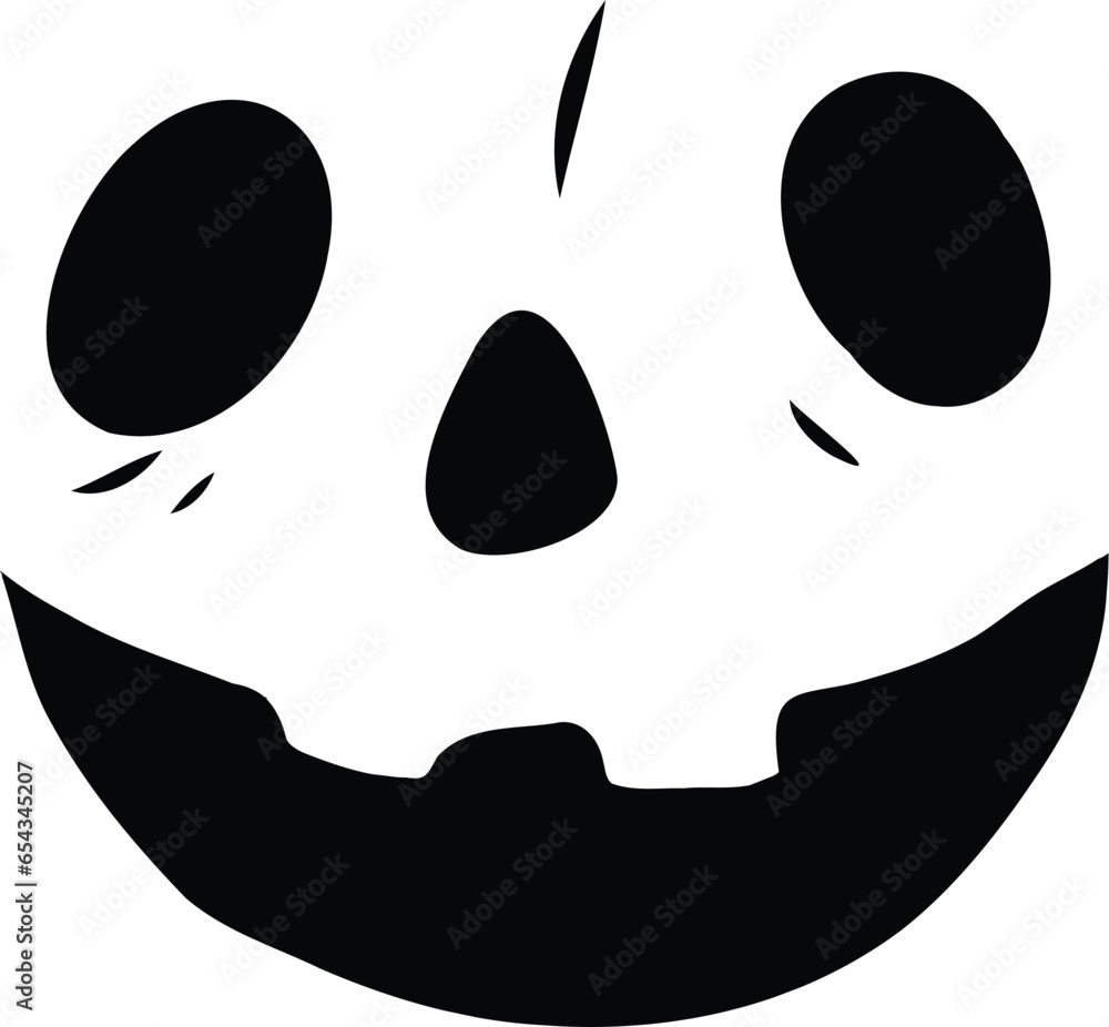 Silhouette Happy Face Mask Silhouette Happy Face Mask
