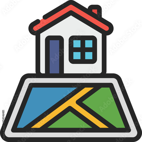 House Map Location Icon