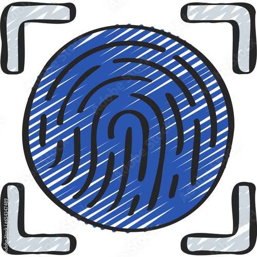 Finger Print Capture Icon