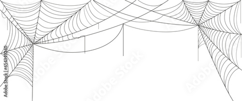 spider web vector illustration, halloween background, banner, poster element design