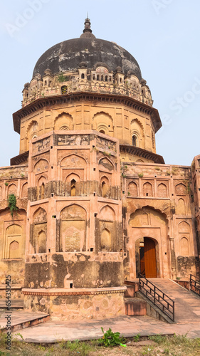 The Beautiful Cenotaphs of Maharaja Chhtrashal Tombs, Royal Cenotaphs, Mausahaniya, Chhatarpur, Madhya Pradesh, India. photo