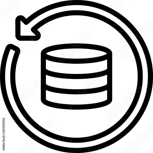 Restore Backup Data Icon