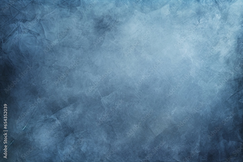 ice winter grunge texture dark blue background, Generative AI - obrazy, fototapety, plakaty 