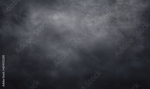 black gloomy sky, grunge texture, dark gray clouds background, horror scary theme poster backdrop design, Generative AI