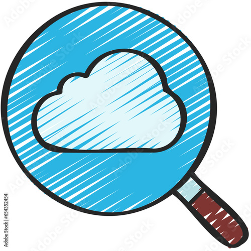 Cloud Audit Icon