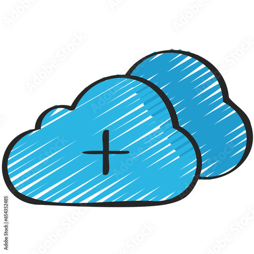 Duplicate Cloud Icon