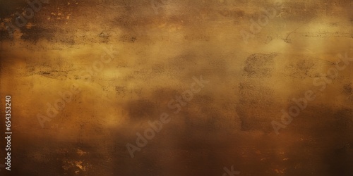 old grunge copper bronze,  golden rusty texture, dark black background, Generative AI photo