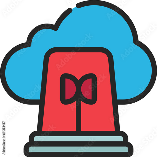 Cloud Alert Icon