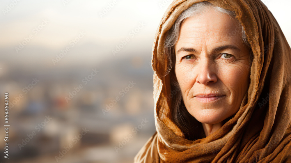 Widow Naomi the Ruths mother in law in the Bible Generative AI Widow Naomi the Ruths mother in law in the Bible Generative AI