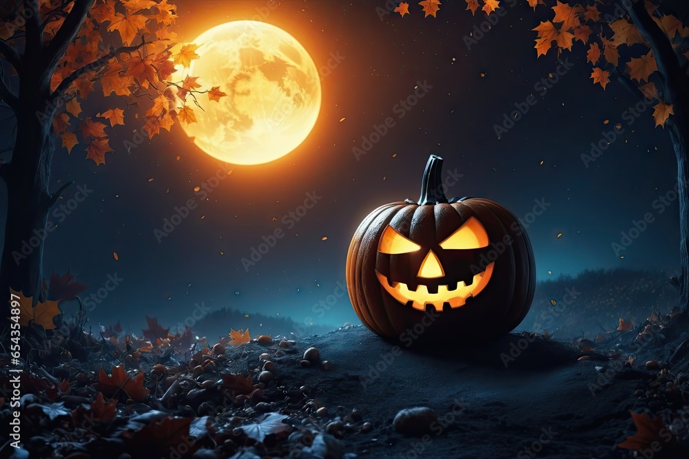 halloween background with pumpkin halloween background with pumpkin