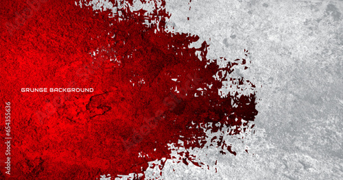 Grunge texture effect background. Distressed rough dark abstract textured. Red isolated on white. Graphic design element vintage style decoration concept for banners, flyer, card, or brochure cover