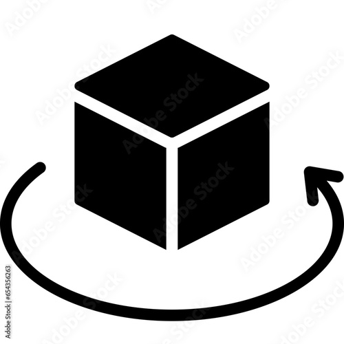 Rotate Cube Icon