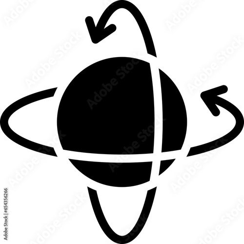 360 Rotate Ball Icon
