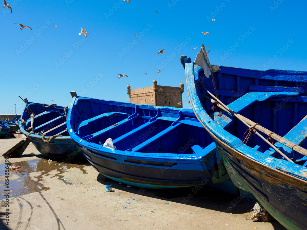 Essaouira traditional fishing boat