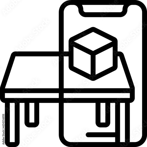 Mixed Reality Cube Table Icon