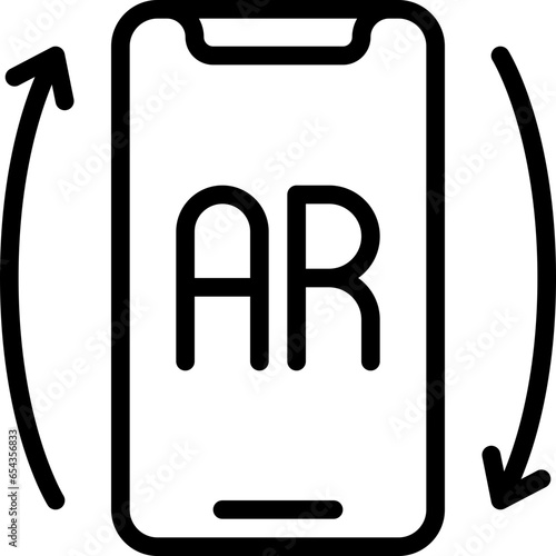 Rotate AR Mobile Icon