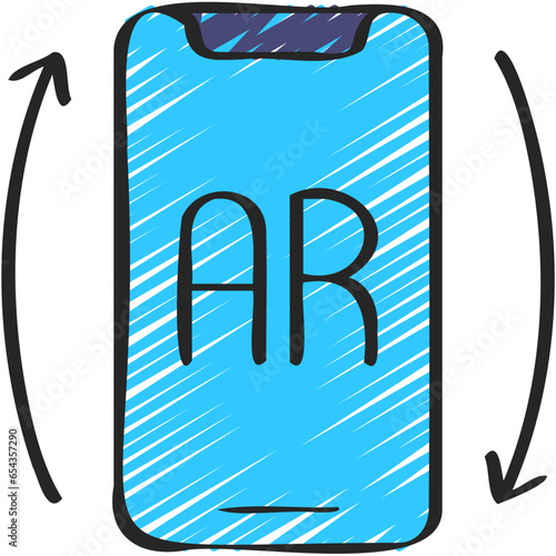 Rotate AR Mobile Icon