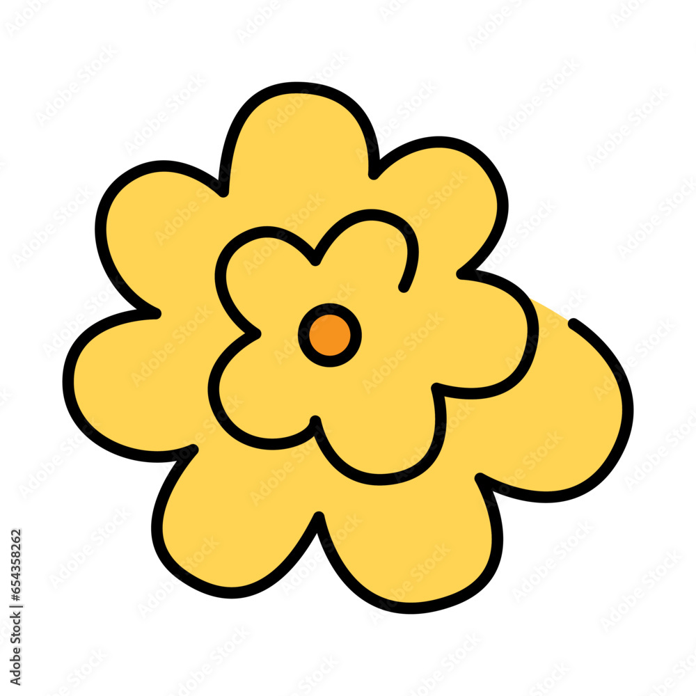 Flower pattern graphic