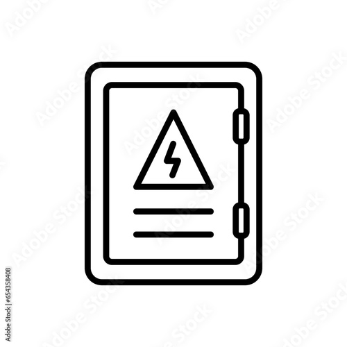 Electric Box Panel icon vector design templates