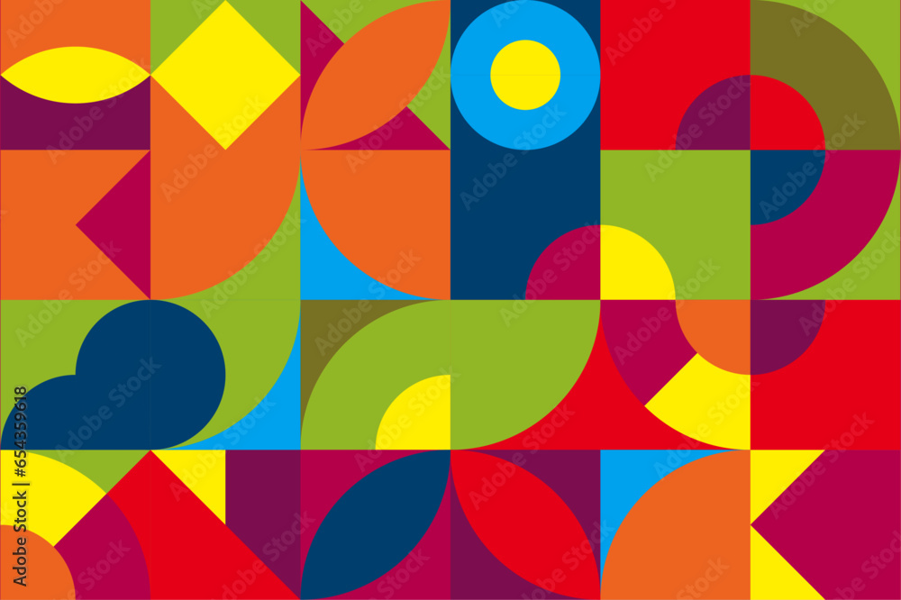Obraz premium Vector Colorful & Geoemtric Patterns