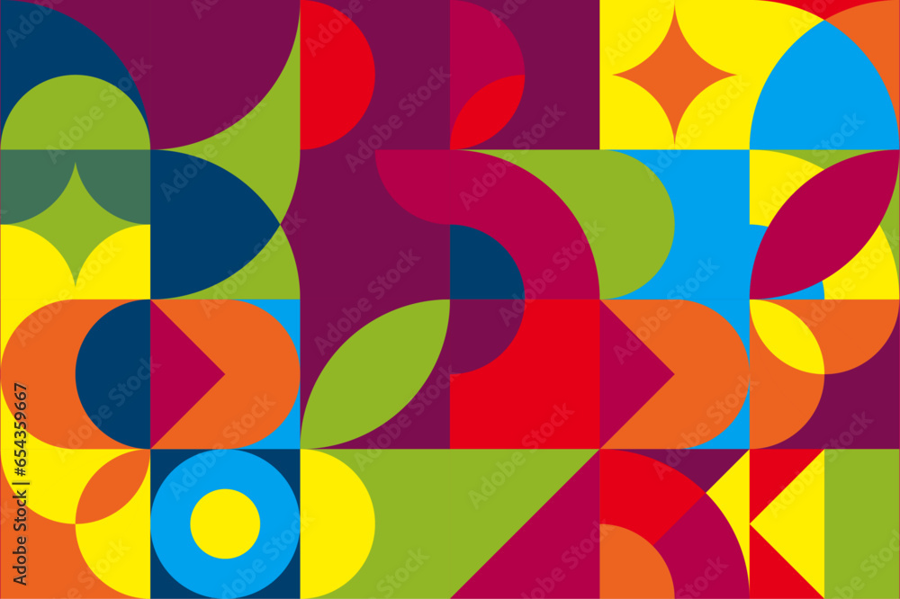Vector Colorful & Geoemtric Patterns