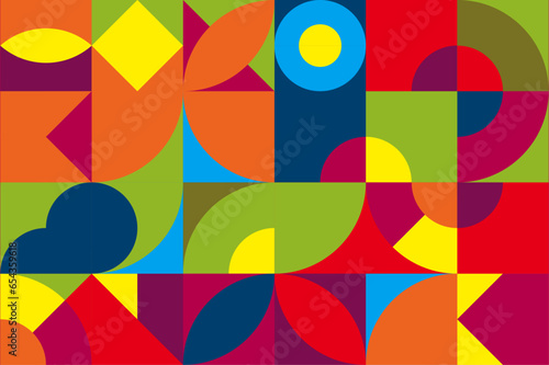 Vector Colorful   Geoemtric Patterns