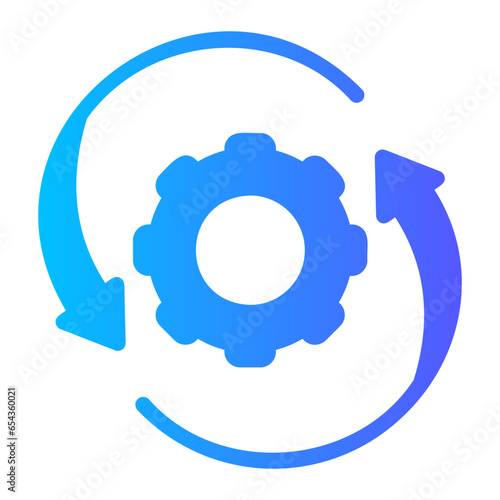 synergy gradient icon