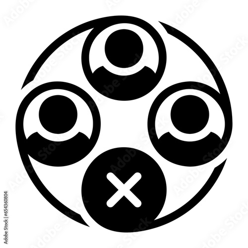 absence glyph icon