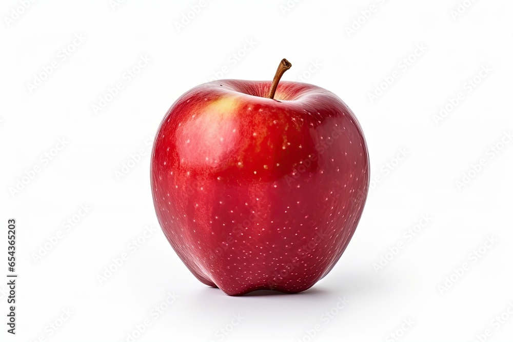 Apple isolated on white with full depth of field clipping path provided Apple isolated on white with full depth of field clipping path provided