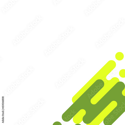 abstract dynamic corner shape
