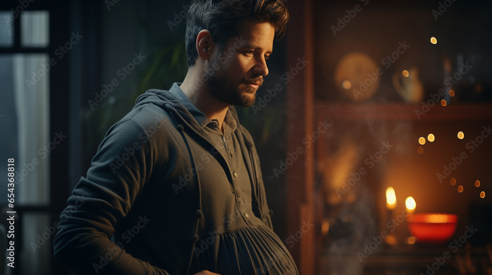 Pregnant man. Pregnant man.