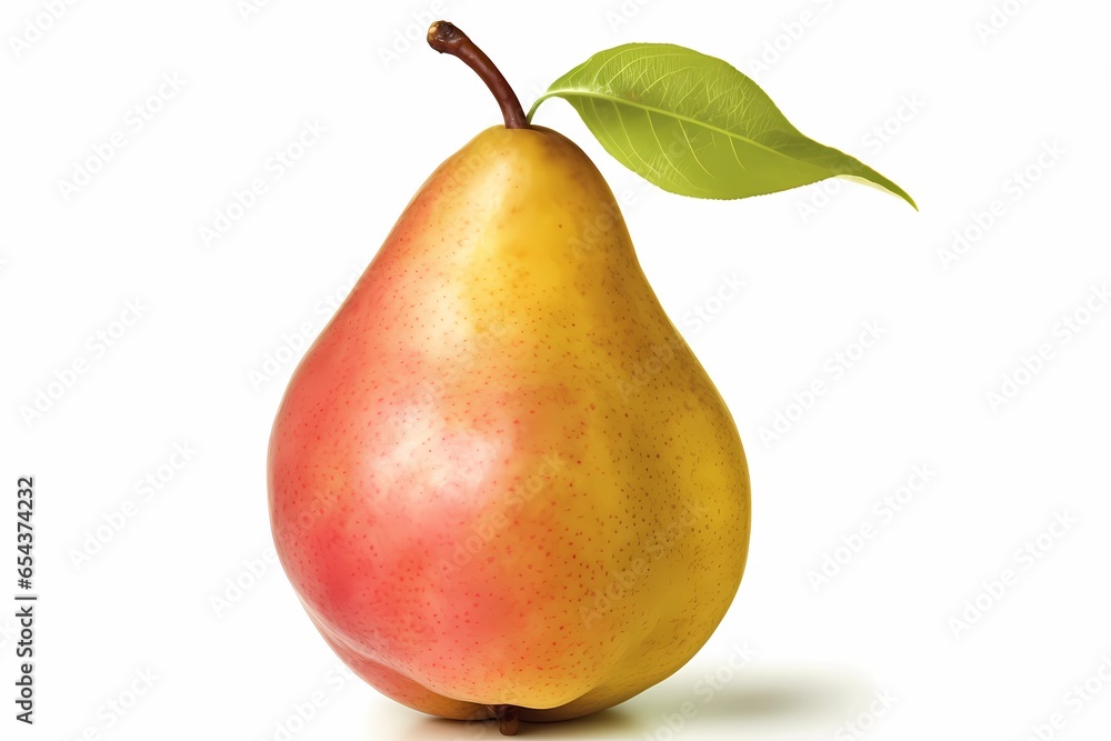 Juicy pear, Sweet, advertising banner isolated on white background, Juicy pear, Sweet, advertising banner isolated on white background,