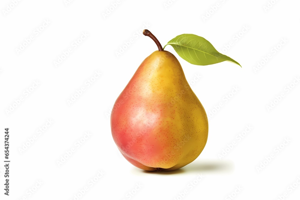 Juicy pear, Sweet, advertising banner isolated on white background, Juicy pear, Sweet, advertising banner isolated on white background,