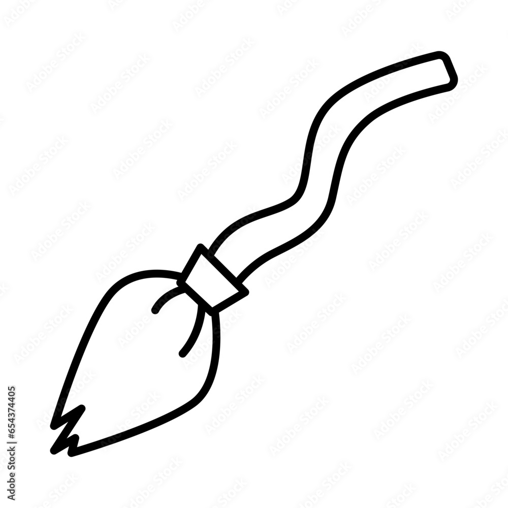 Obraz premium broom icon