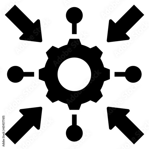 Specific Functionality Glyph Icon