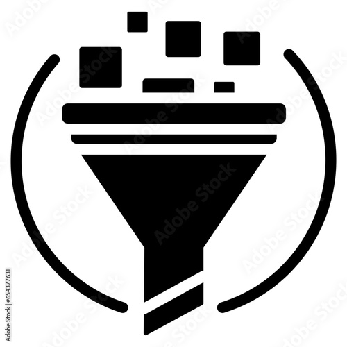 Request Filtering Glyph Icon