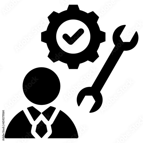 Necessary Skills Glyph Icon