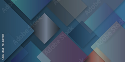 Abstract elegant and white squares pattern background texture Silver color square pattern on banner with shadow. Abstract white and grey color geometric background.