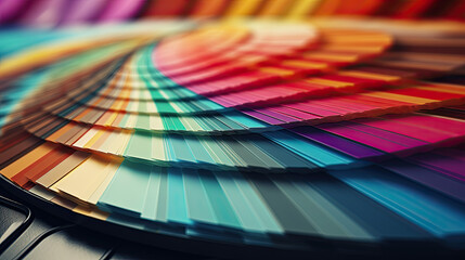 A colorful palette of colors