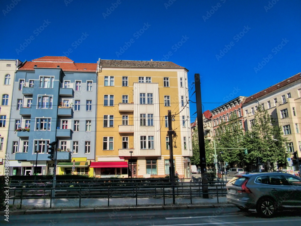berlin, deutschland - stadtbild im prenzlauer berg