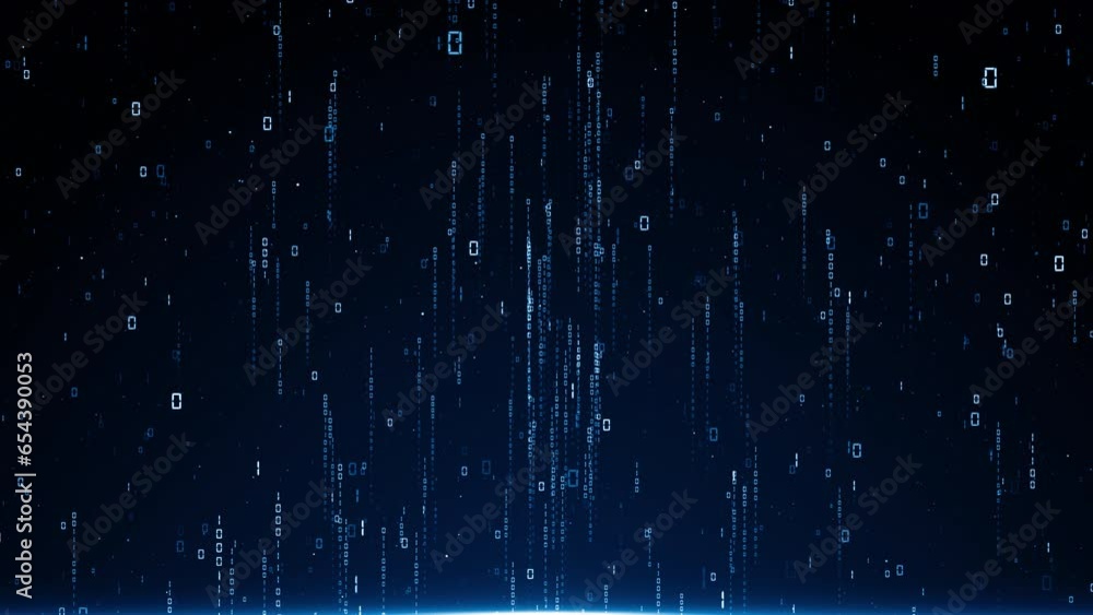 Business corporate abstract particles digital technology clean presentation broadcast background loop