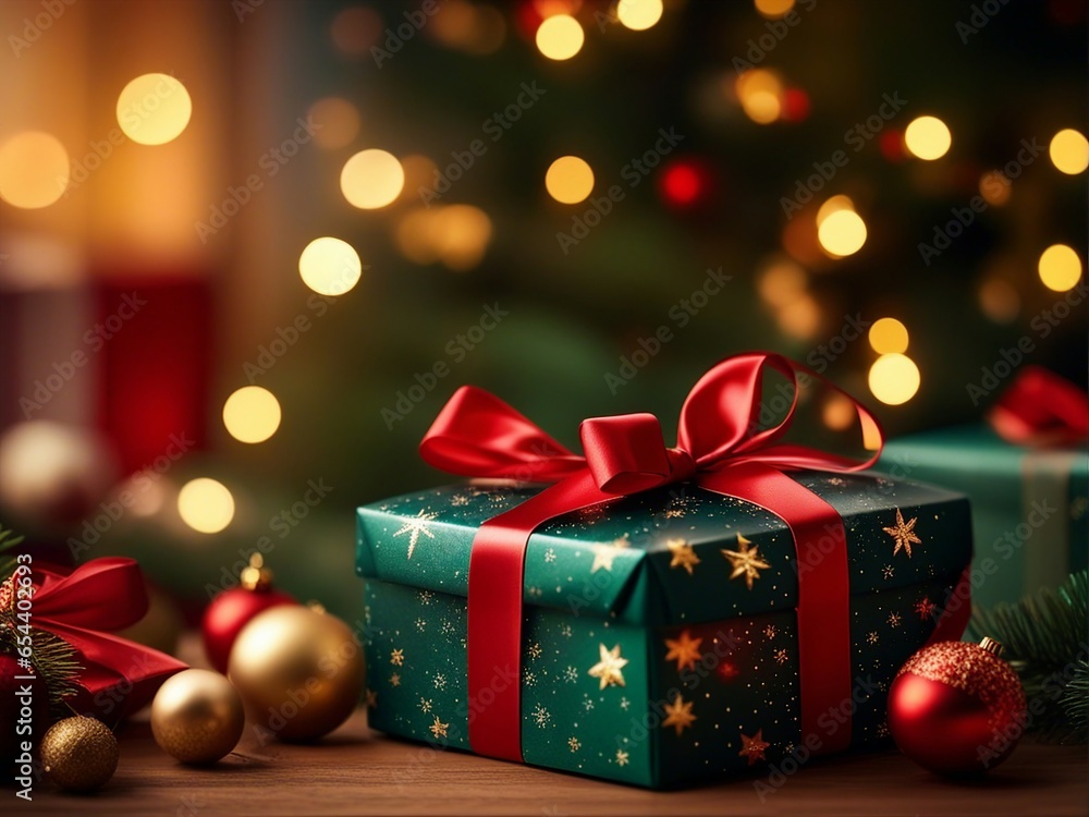 Beautiful Christmas gift boxes with ribbon on floor with perfect x-mas background. Beautiful Christmas gift boxes with ribbon on floor with perfect x-mas background.