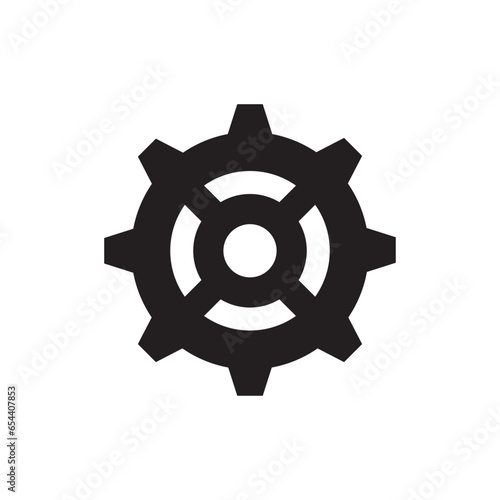 SINGLE GEAR GRAPHIC ICON